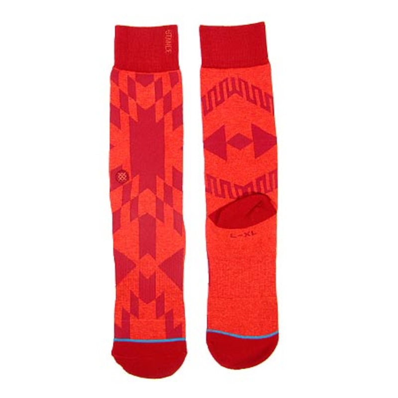 Stance Little Rock Crew Socks Red Large/ Extra Large