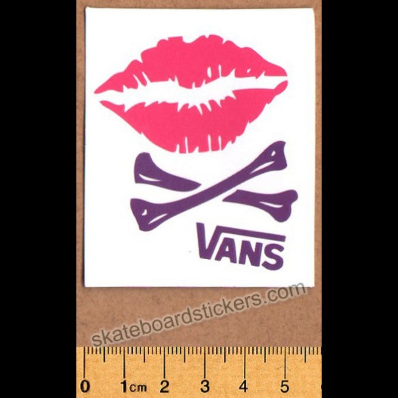 Vans Shoes Skateboard Sticker – Lips & Bones