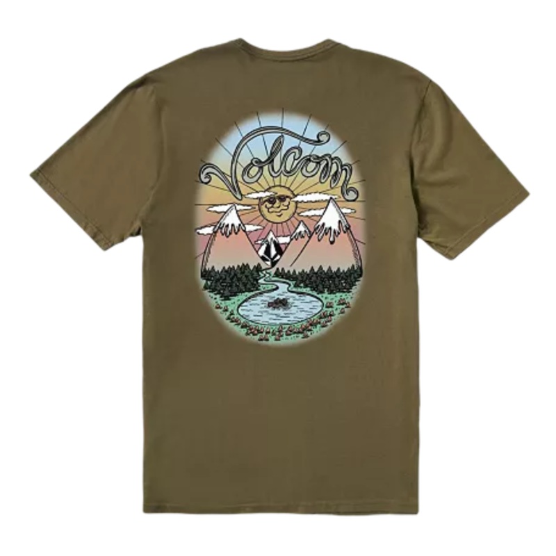 VOLCOM MATT ADAMS ARTIST TEE OLD MILL S
