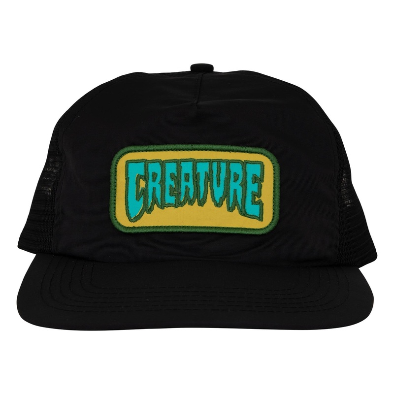 Creature Haunted Sea Trucker Hat Black