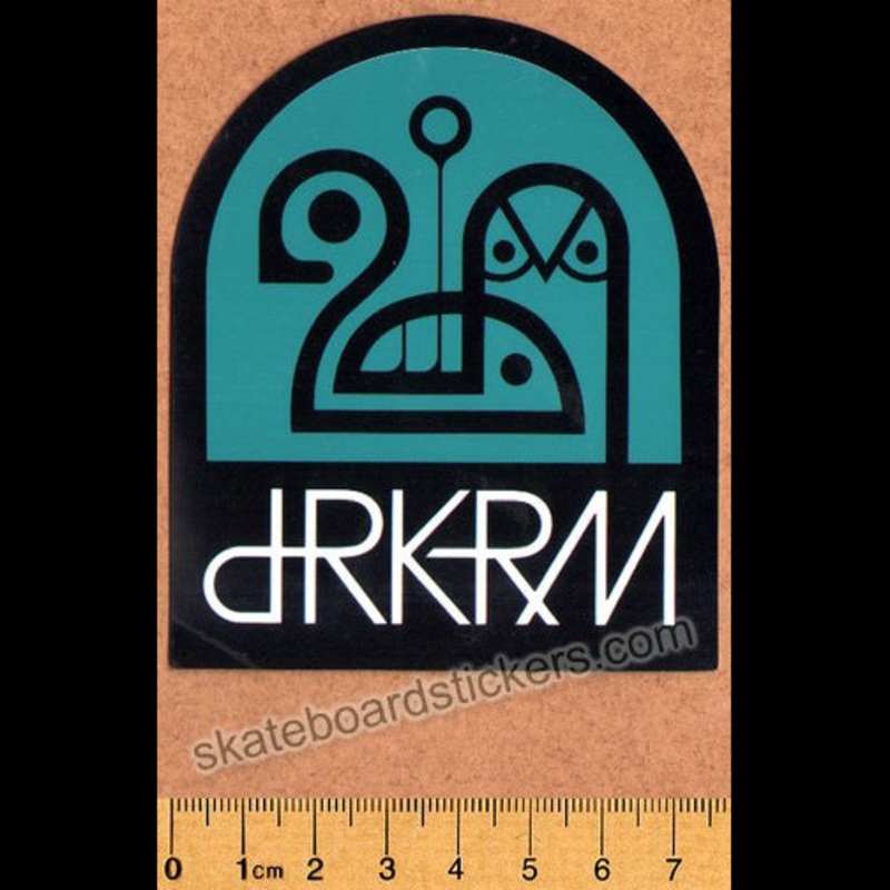 dRKRM / Darkroom Skateboard Sticker – Pod Cyan