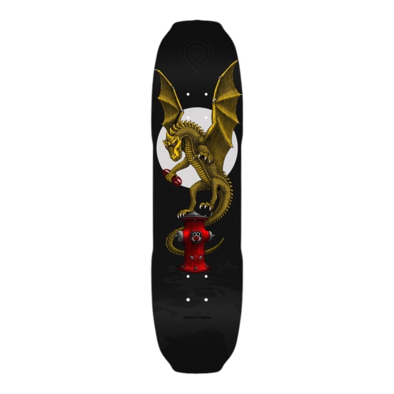 Powell Peralta Pro Andy Anderson Vajra 7-Ply Maple Skateboard Deck Black- 8.4 8.4