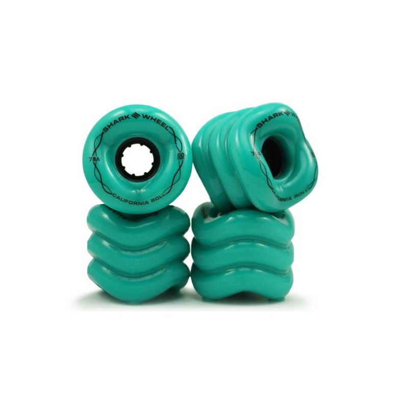 Shark Wheel Turquoise California Roll 60mm Skateboard Wheels