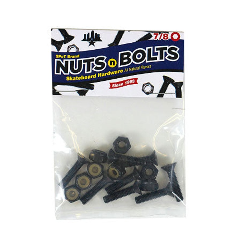 Skatepark of Tampa Nuts N’ Bolts 7/8″ Allen Hardware Black 7/8″