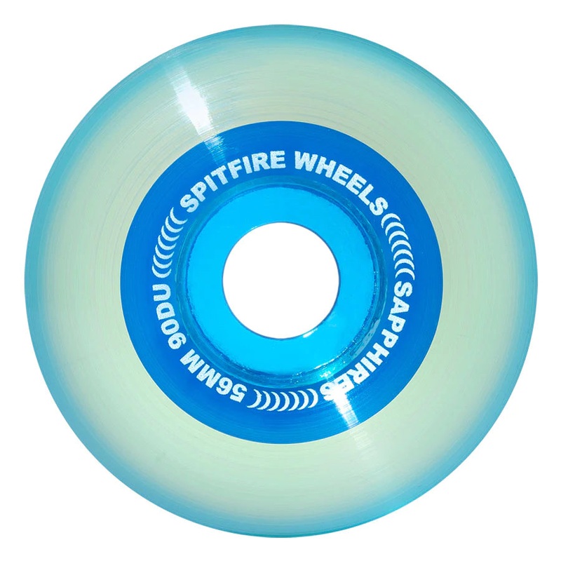 Spitfire Sapphires Wheels Clear Blue 90D 56MM