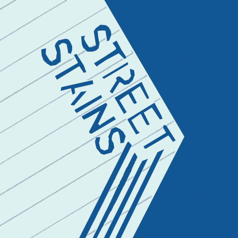 Street Stains – Street Stains Blue/Light Blue Split Color 10″ Vinyl LP Record
