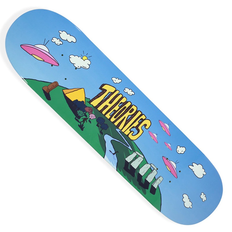 Theories School House Rock Deck Blue 8.625 x 32.375 WB:14.625
