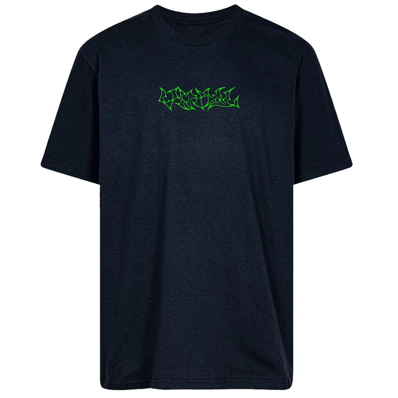Vinyl Tribal T Shirt Black Medium