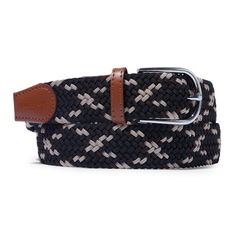 Butter Goods Braided Belt Black One Size Fits All