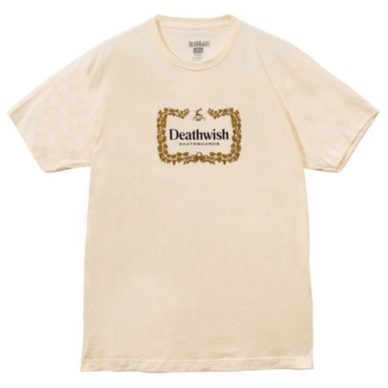 Deathwish 40 Proof T Shirt Cream Medium