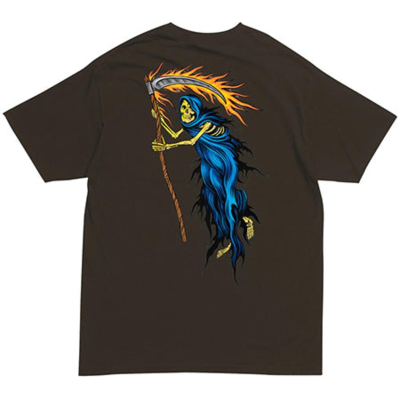 Deathwish Passing Through T Shirt Brown Large