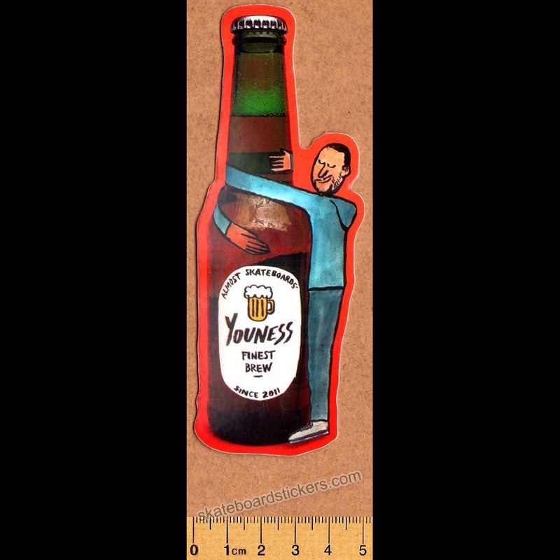 Enjoi Happy Youness Skateboard Sticker