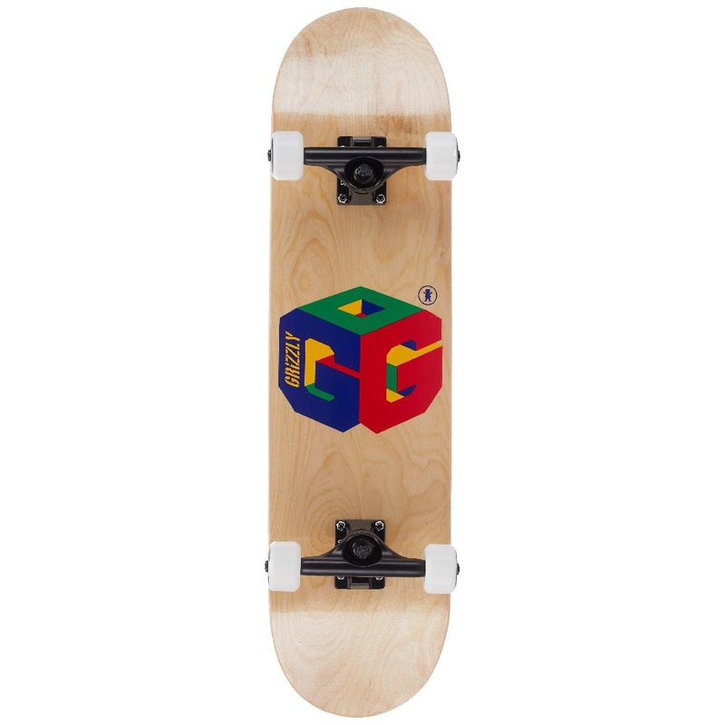 Grizzly G64 Natural 7.75″ Complete Skateboard Complete