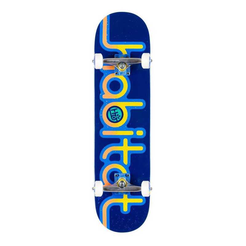 Habitat Eroded Expo in Blue 8.0″ Skateboard Complete