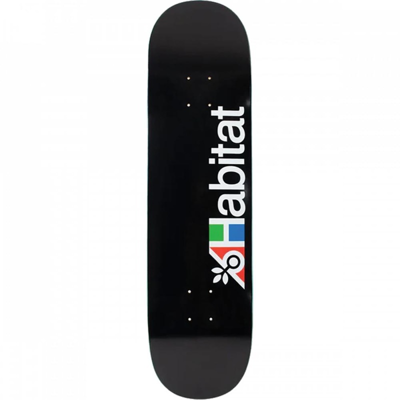 Habitat Transit 8.25″ Black Skateboard Deck