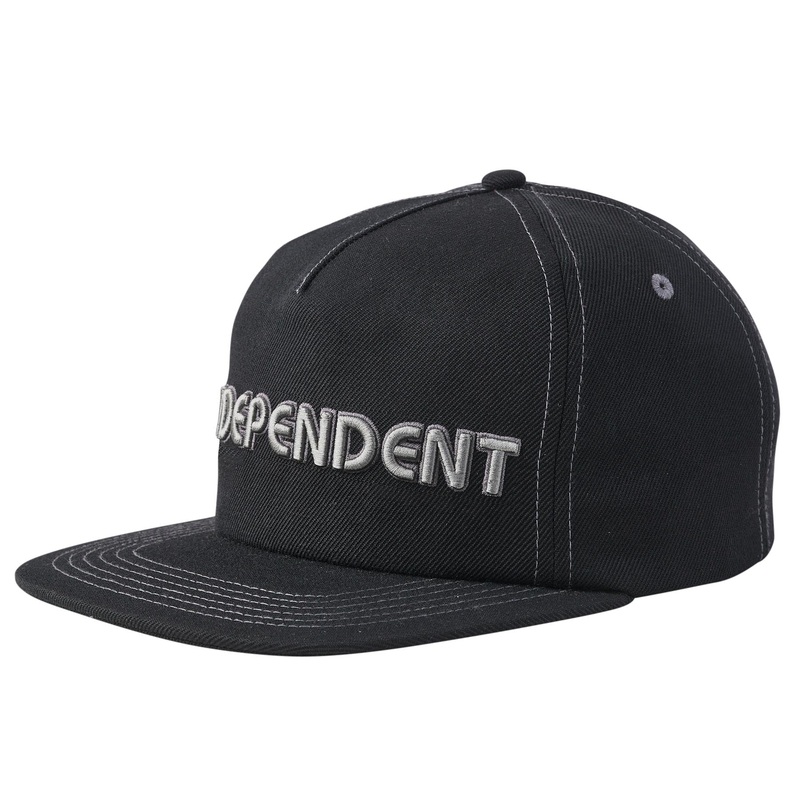 Independent Groundwork Snapback Unstructured Low Hat Black