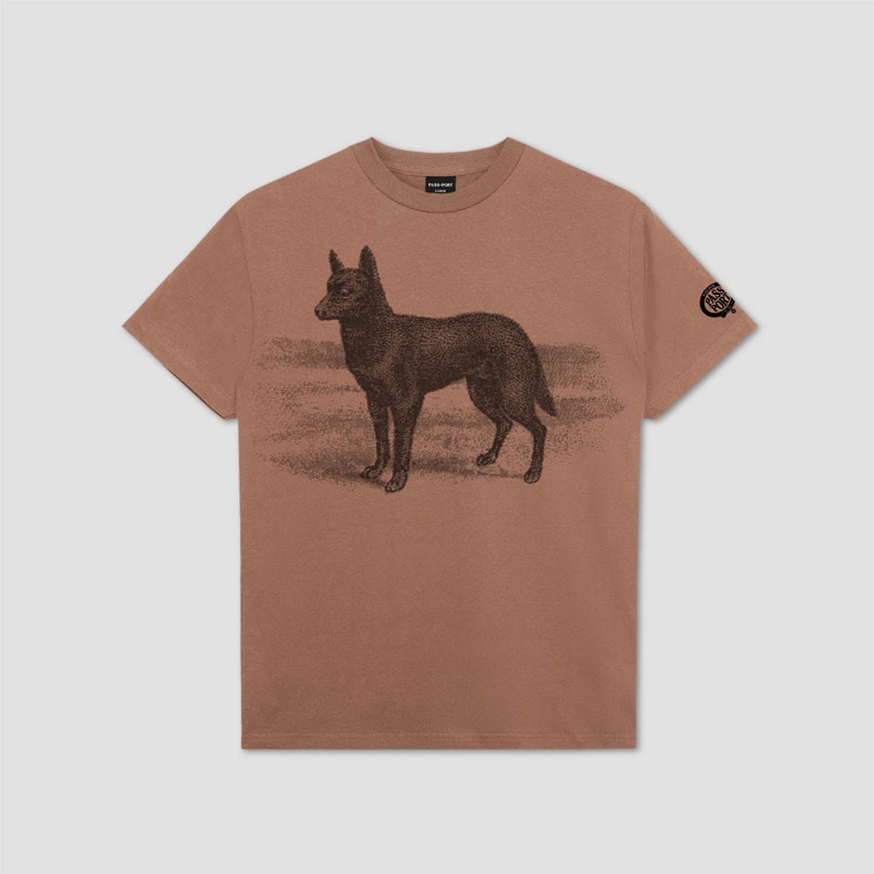 PassPort Kelpie T-Shirt Dusty Brown Medium