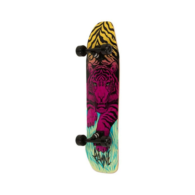 Rayne Tiger 32″ Double Kick Cruiser Skateboard Complete