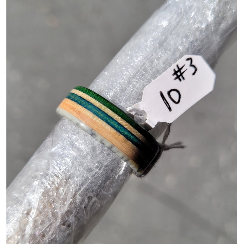 Recycled Bo-Tuff Skateboard Ring SIZE 10 (#3)