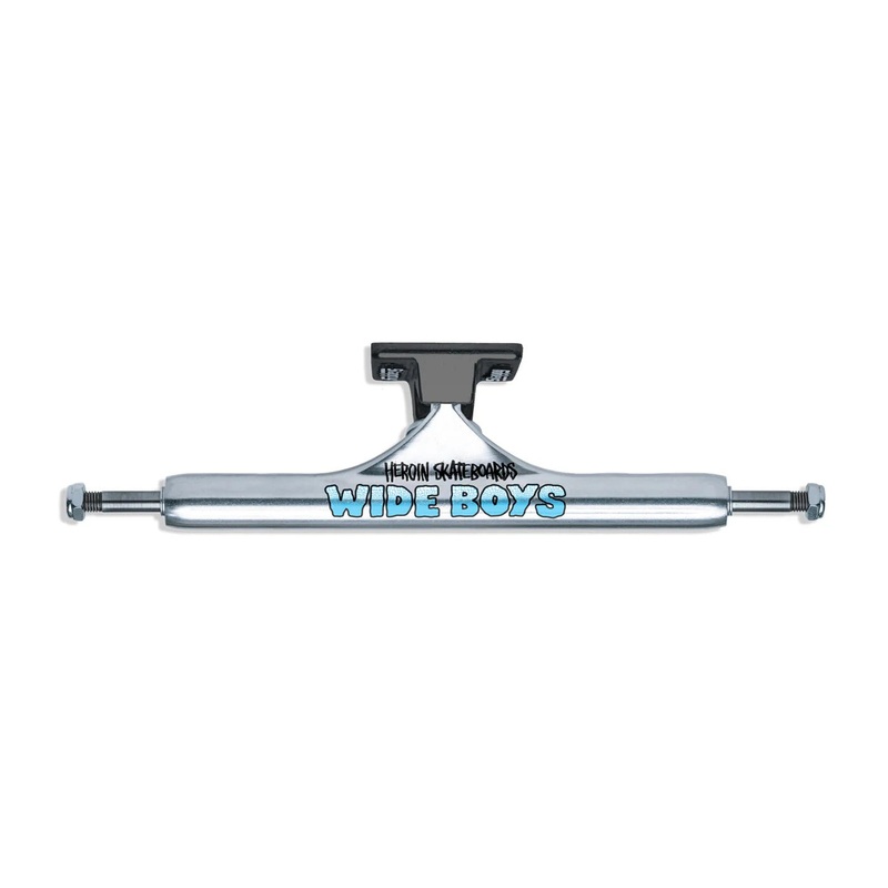 ST1 Hollow Wide Boy 11.0″ Trucks (Polished/Black) 11.0″