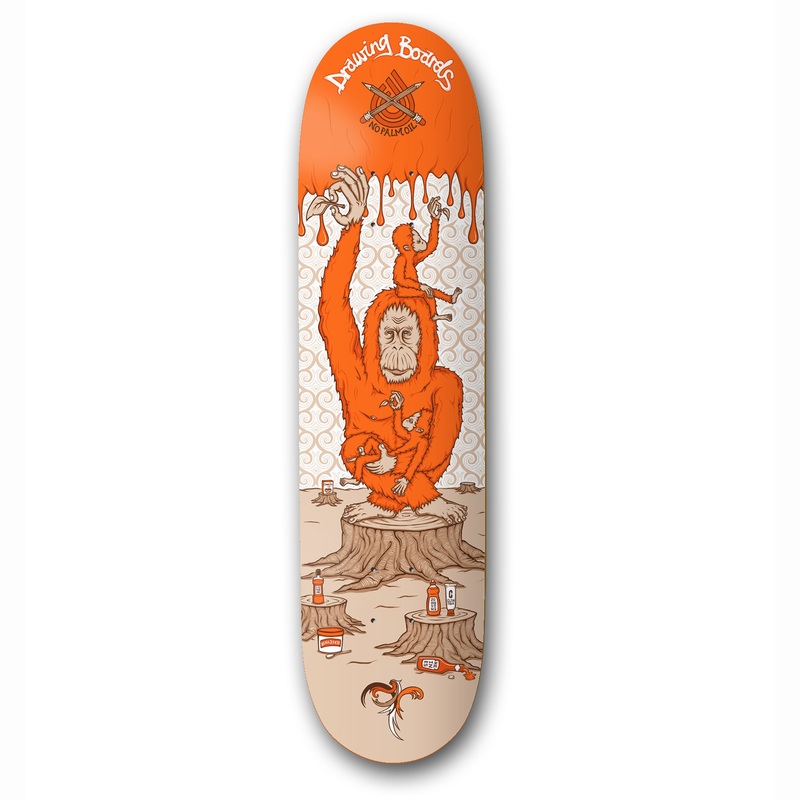 The Drawing Boards – 8.0″ – Orangutan Deck