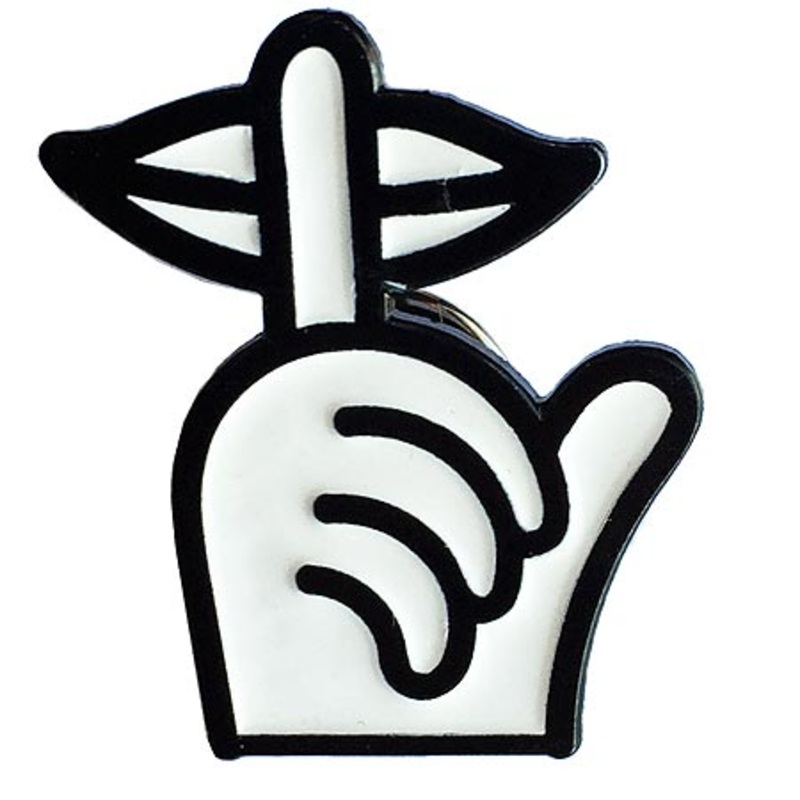 The Quiet Life Shhh Lapel Pin N/A N/A