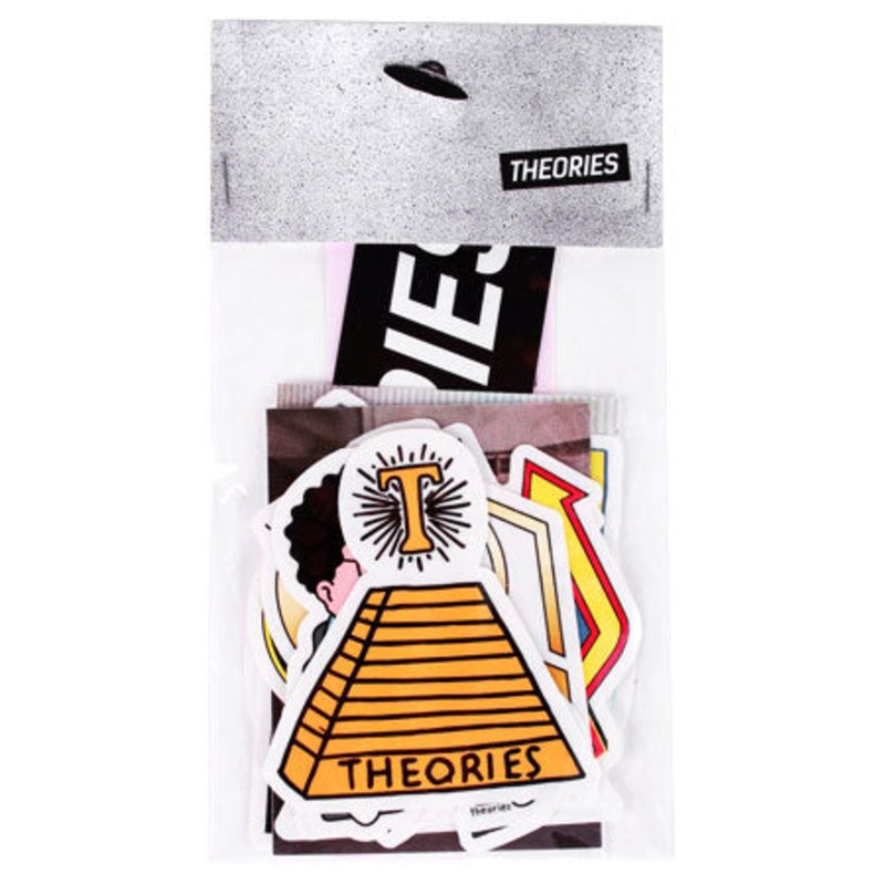 Theories Emblem Sticker Pack Multicolor Assorted