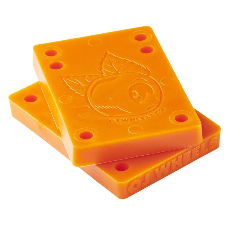 3/8in Juice Cubes Orange OJ Risers Orange 3/8 in