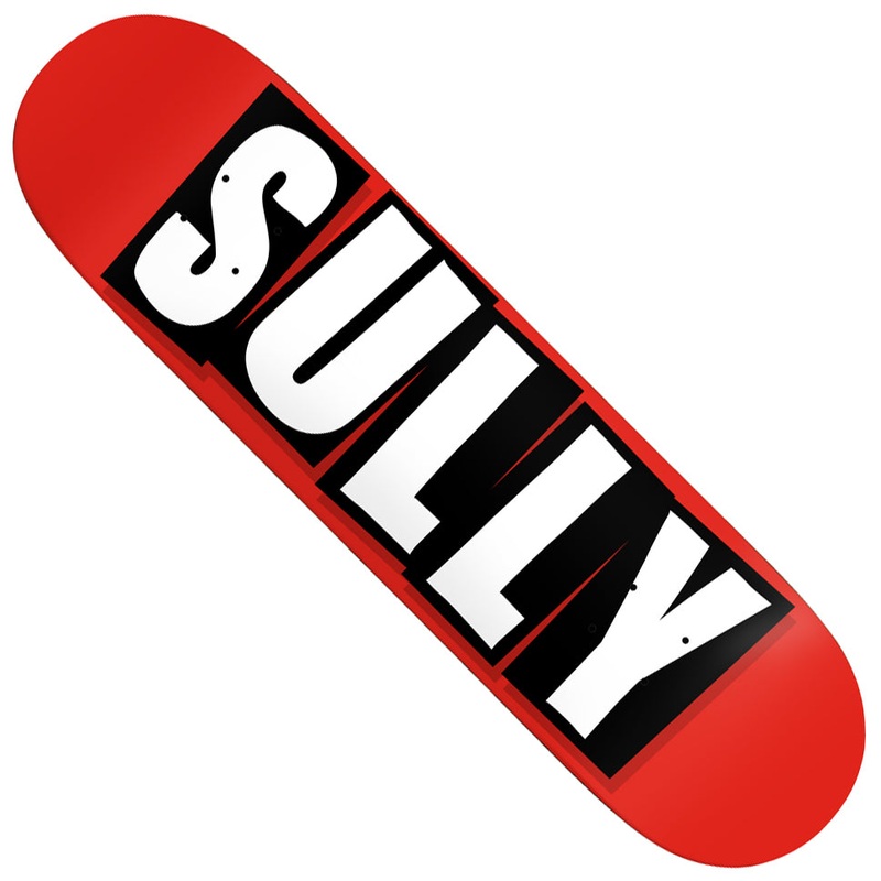 Baker Sully Cormier Sully Logo B2 Deck Red 8.25 x 32.25 WB:14.25