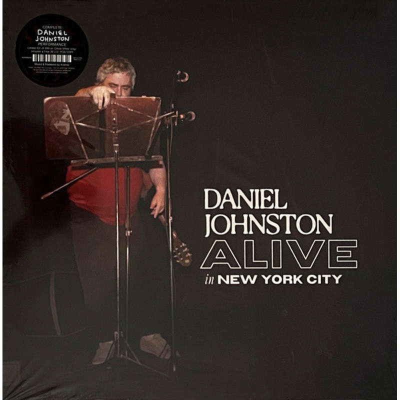 Daniel Johnston  Alive In New York City Ghost White Color Vinyl LP Record
