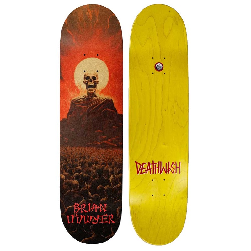 Deathwish O’Dwyer Skull Deck Skateboard Deck 8.475″ Deck only 8.4