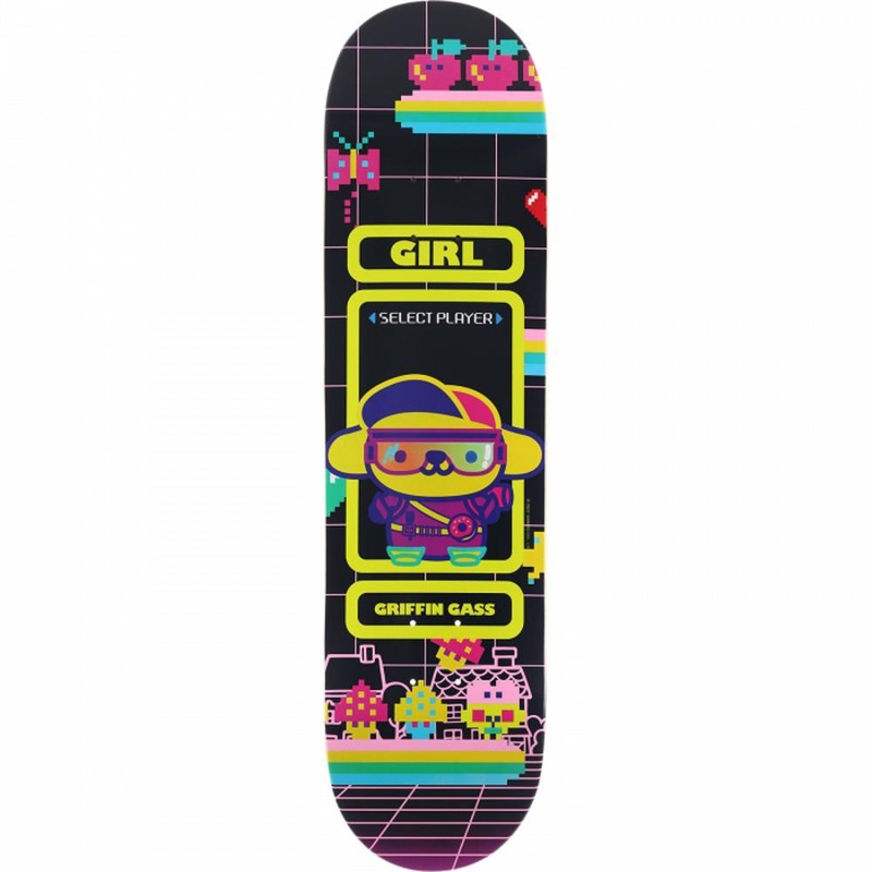 Girl Gass Sanrio Kawaii Arcade 8.5″ Skateboard Deck Deck