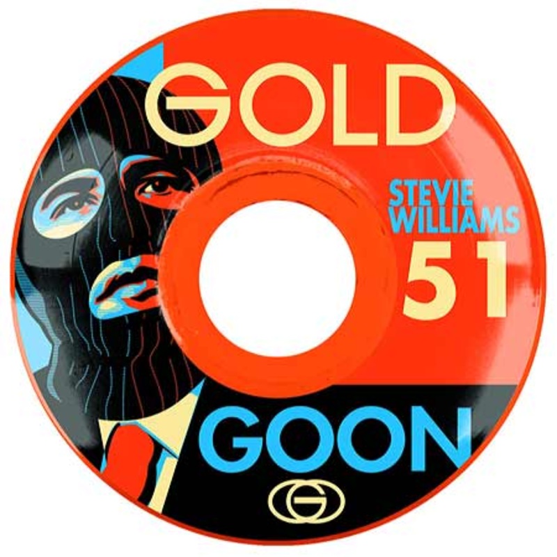 Gold Wheels Stevie Williams Hope Wheels Transparent Orange 51mm