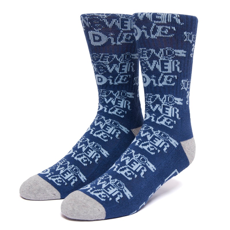 HUF Harold Hunter Foundation Socks (Navy) Navy