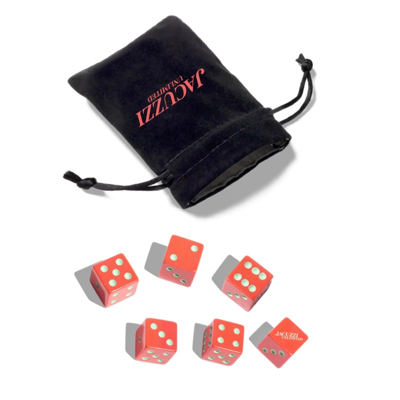 Jacuzzi Snake Eyes Loaded Dice Set 8.25″