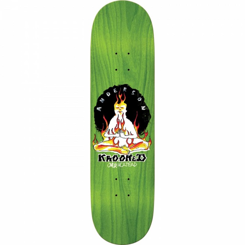Krooked Anderson Overheated 8.38″ Skateboard Deck