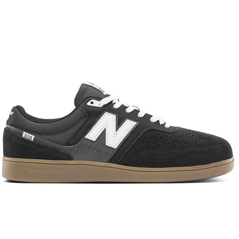 New Balance Numeric Brandon Westgate 508 Black Gum Shoes Black/ Gum 8
