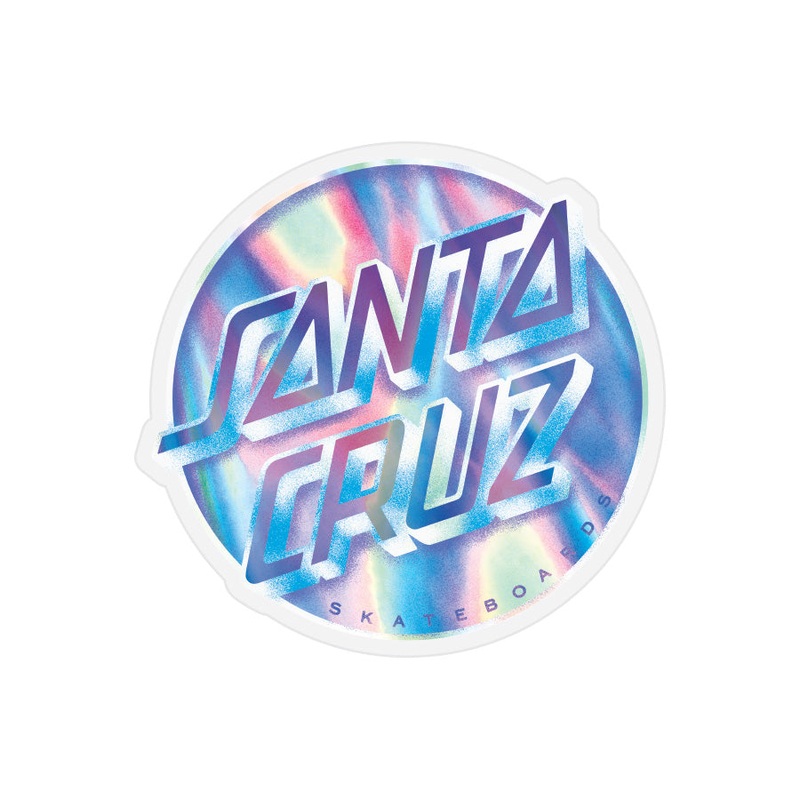 Santa Cruz Iridescent Dot 3″ Sticker