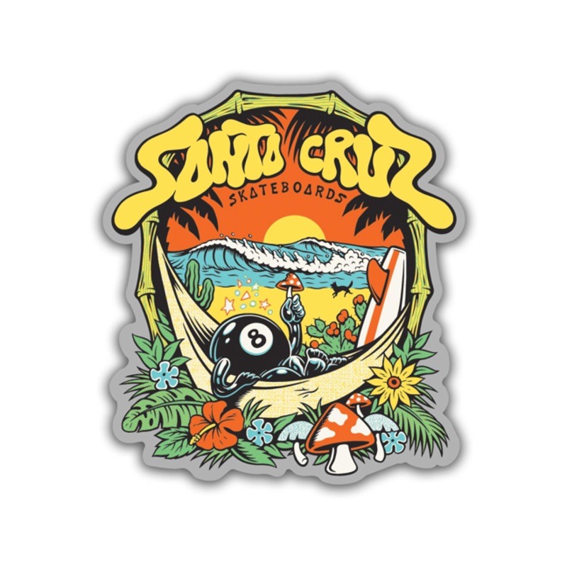 Santa Cruz Skateboards “Winkowski – 8 Baller Trip” Sticker
