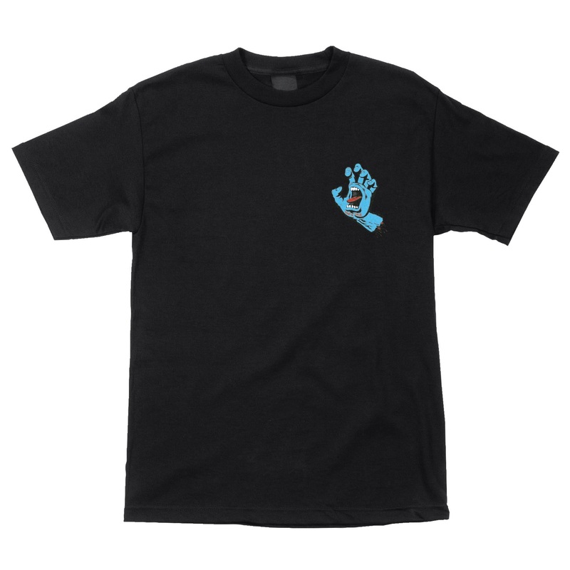 Screaming Hand Mens Santa Cruz T-Shirt Black S