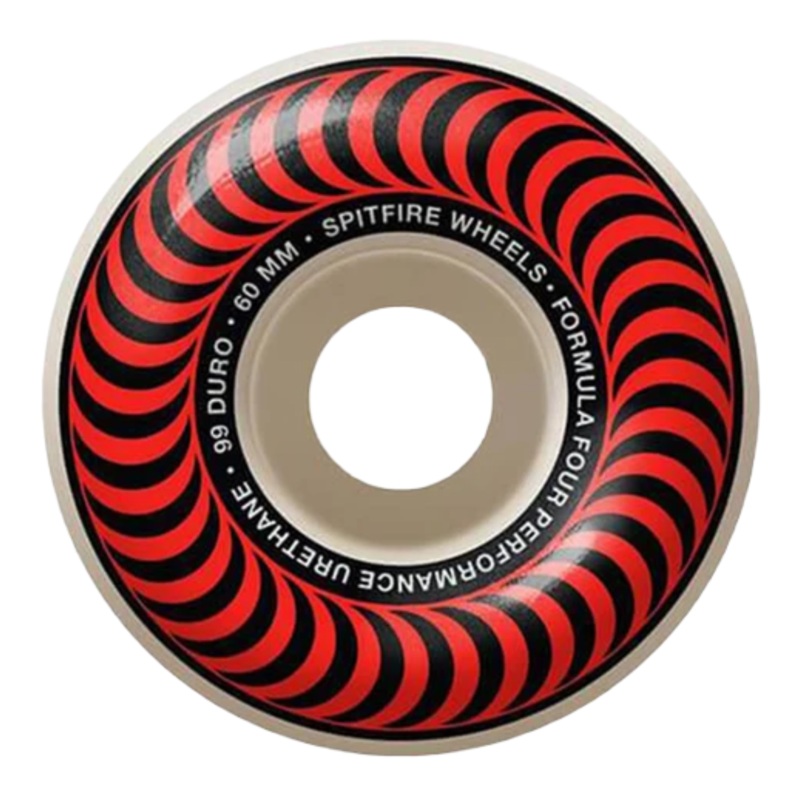 Spitfire Wheels Formula Four 60mm 99d Classic Shape 60mm White
