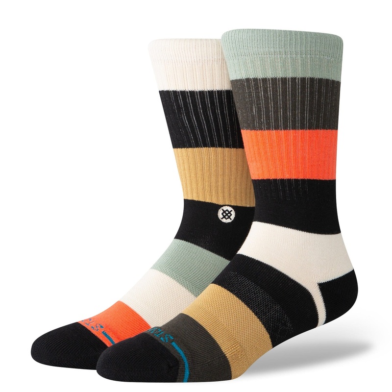 Stance Indifferent Crew Sock Multi M :: Men 6-8.5 / Women 8-10.5