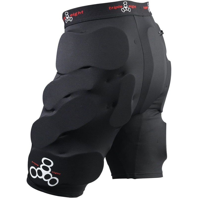 Triple 8 Bumsaver Padded Shorts – Black X-Small