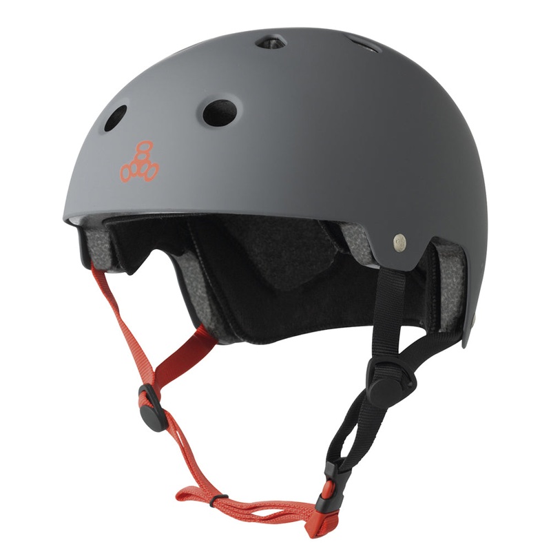 Triple Eight Brainsaver EPS Helmet Rubber Gun Grey XS / S