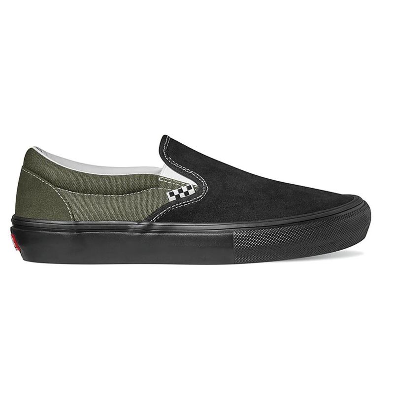 VANS SKATE SLIP ON BLACK GRAPE LEAF 8