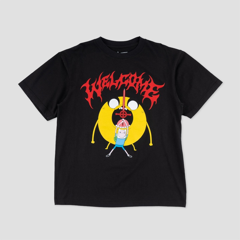 Welcome X Adventure Time Reality T-Shirt Black Small