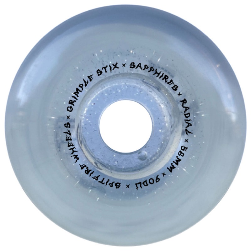 Grimple Sapphire 58mm90A Spitfire Wheels Clear