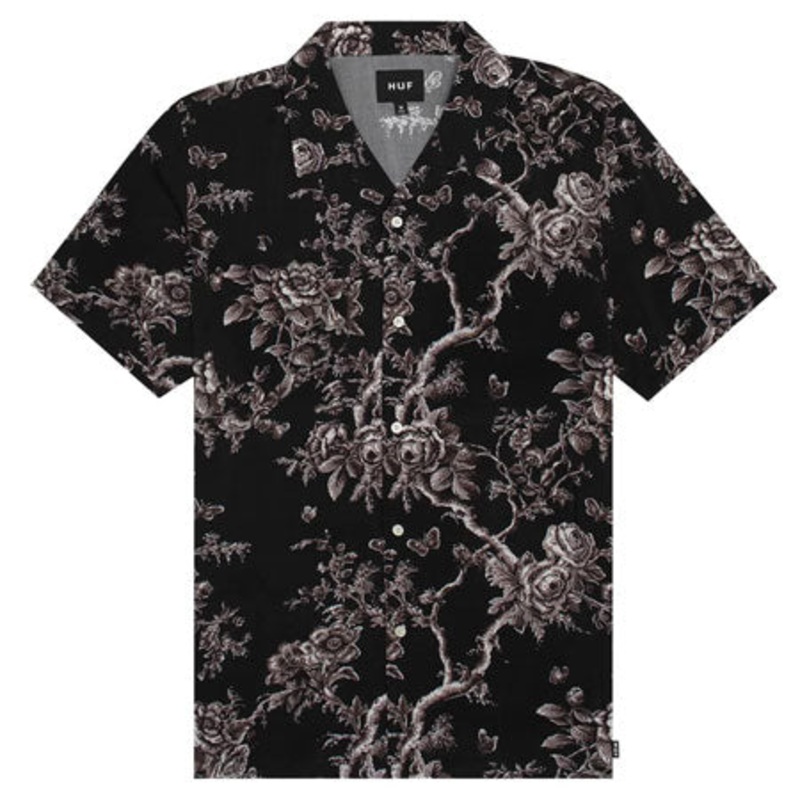 HUF Highline Woven Shirt Black Extra Large