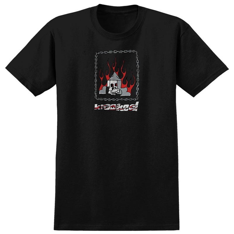 Krooked Chain Frame T Shirt Black Medium
