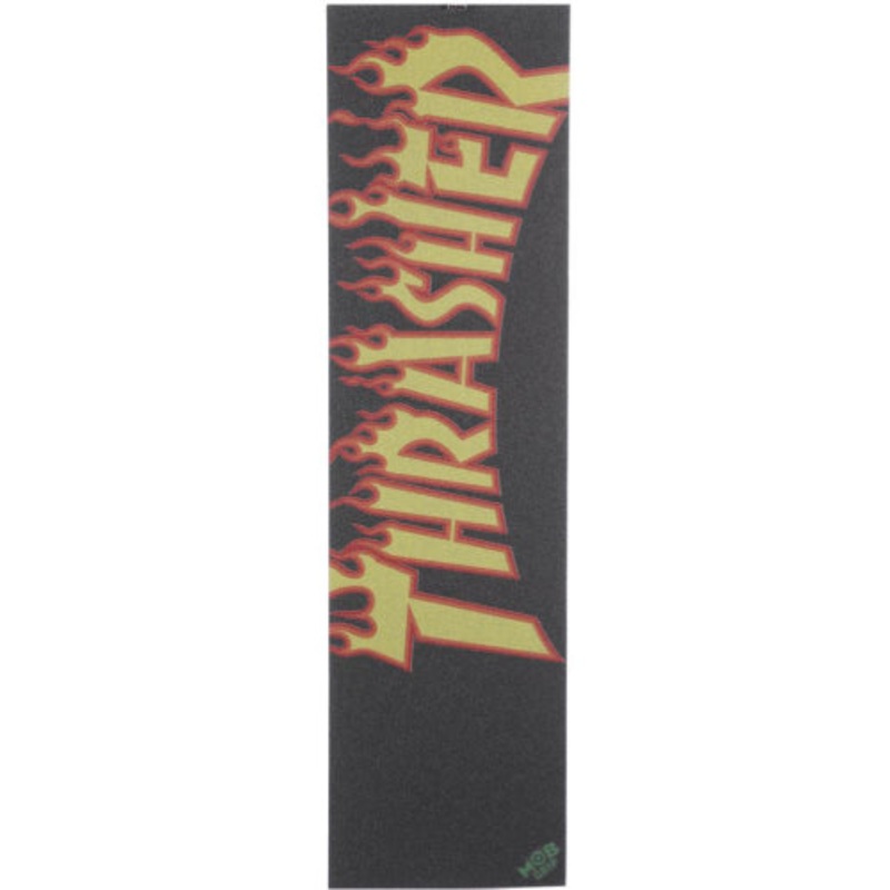MOB Thrasher Flame Yellow, Orange Red Griptape 9″ x 33″